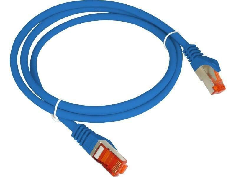 A-LAN F/UTP Cat.6 Καλώδιο Δικτύου Ethernet 0.5m Μπλε (KKS6NIE0.5)