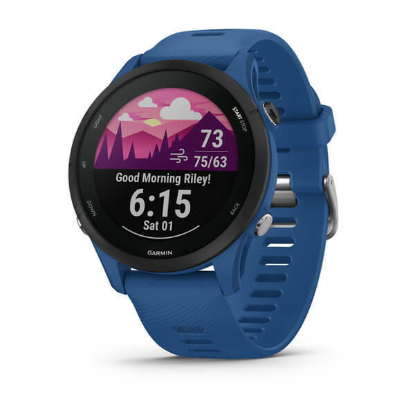 Garmin Forerunner 255 46mm Αδιάβροχο Smartwatch με Παλμογράφο (Tidal Blue) - Image 2