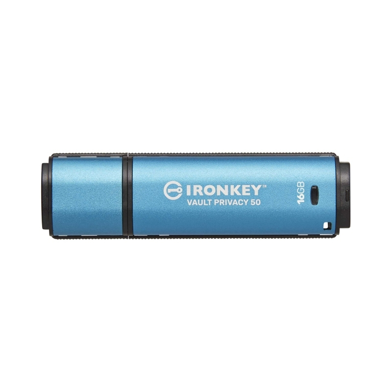 Kingston IronKey Vault Privacy 50 256GB USB 3.2 Stick Μπλε - Image 2