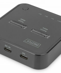 Alternative view of Digitus Docking Station για 2 Σκληρούς Δίσκους SATA M.2(2242)" / M.2(2260)" / M.2(2280)" με σύνδεση USB-C (DA-71545)