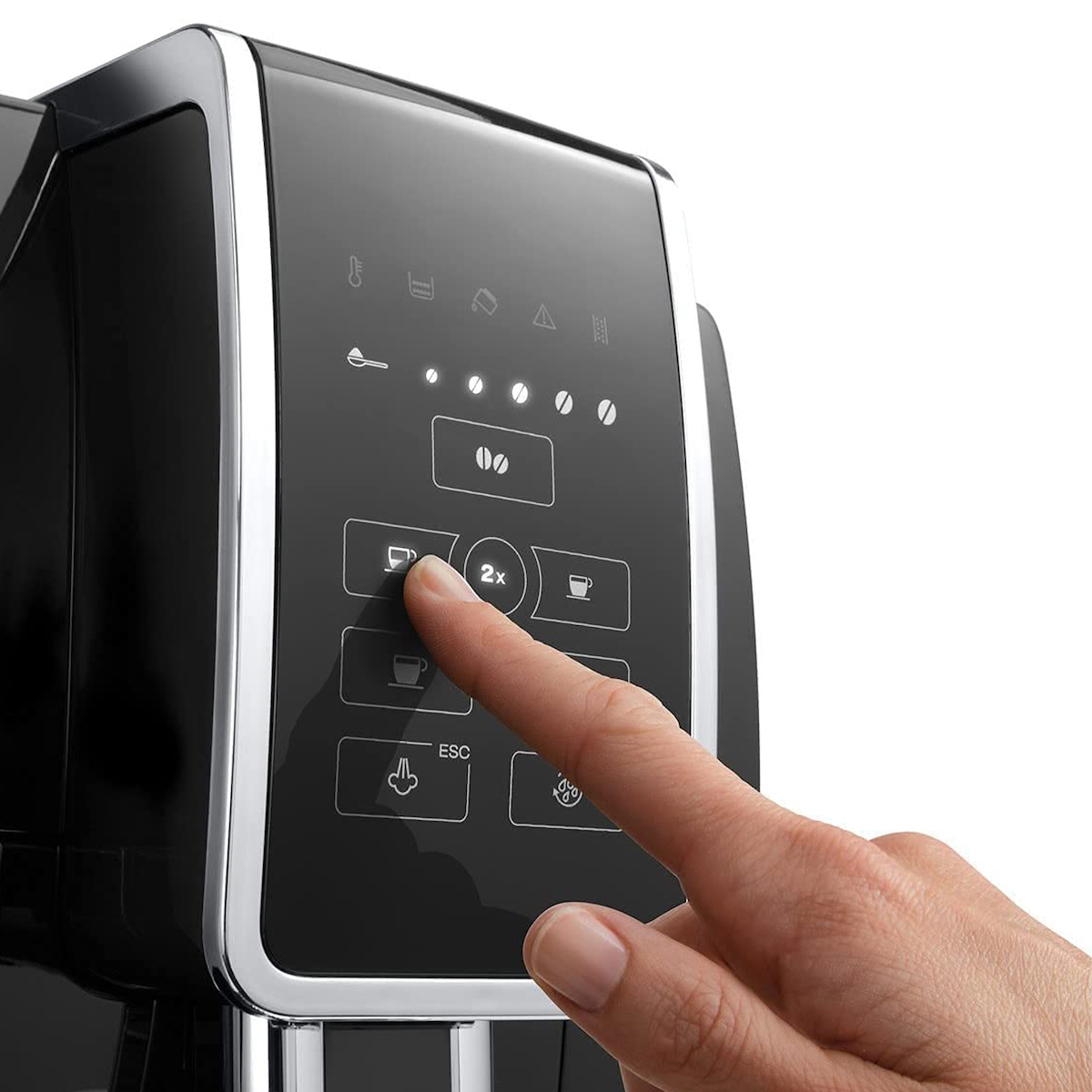 De'Longhi Dinamica Αυτόματη Μηχανή Espresso 1450W Πίεσης 15bar με Μύλο Άλεσης Μαύρη - Image 8