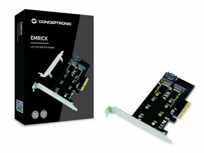 Conceptronic Κάρτα PCIe σε 2 θύρες M.2 - Image 2