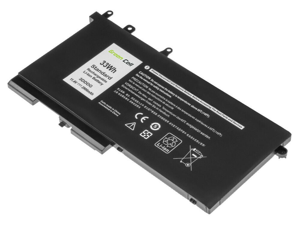 Green Cell Συμβατή Μπαταρία για Dell Latitude 5280/5290/5480/5490/5495/5580/5590 με 2900mAh - Image 2