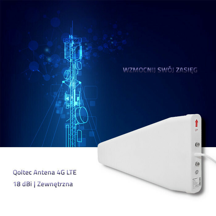Qoltec 57021 Εξωτερική Κεραία 4G Κατευθυντική 18dBi με σύνδεση SMA - Image 3