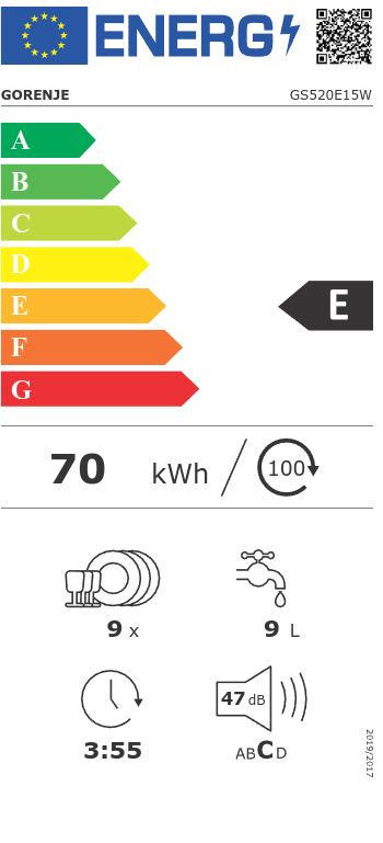 Gorenje Ελεύθερο για 9 Σερβίτσια Π44.8xY84.5εκ. - Image 8