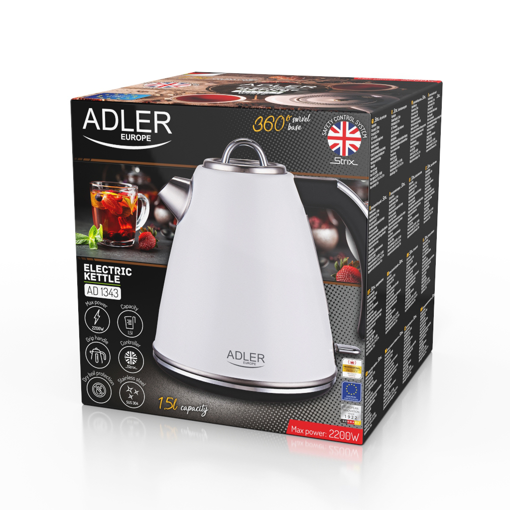 Adler AD 1343W AD 1343 1.5lt με Ισχύ 2200W White - Image 6