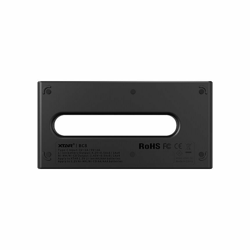 XTAR BC8 USB Φορτιστής 8 Μπαταριών Li-ion/Ni-MH Μεγέθους AA/AAA - Image 6