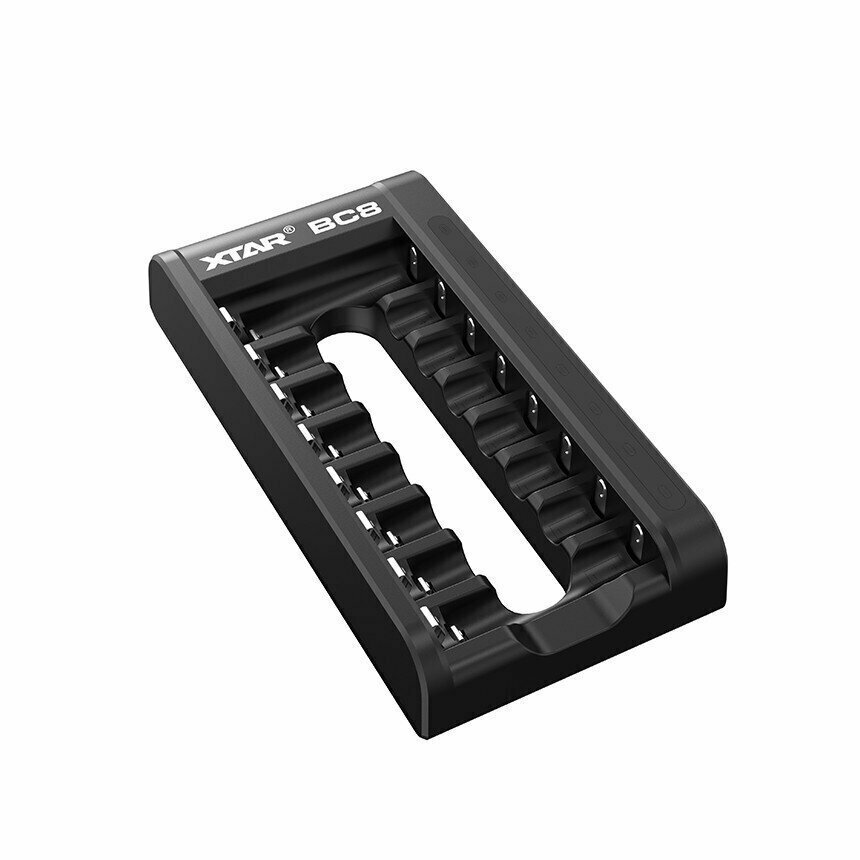 XTAR BC8 USB Φορτιστής 8 Μπαταριών Li-ion/Ni-MH Μεγέθους AA/AAA - Image 4