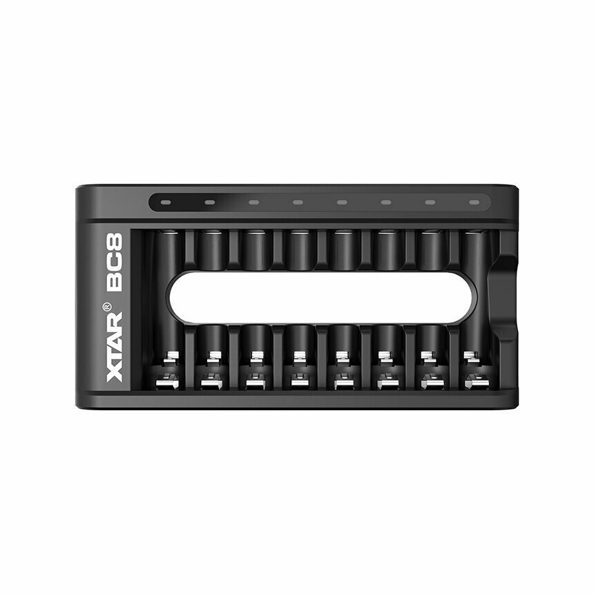 XTAR BC8 USB Φορτιστής 8 Μπαταριών Li-ion/Ni-MH Μεγέθους AA/AAA
