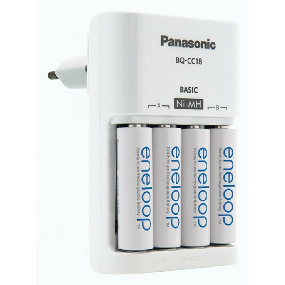 Panasonic Eneloop Basic BQ-CC51 Φορτιστής 4 Μπαταριών Ni-MH Μεγέθους AA/AAA - Image 2