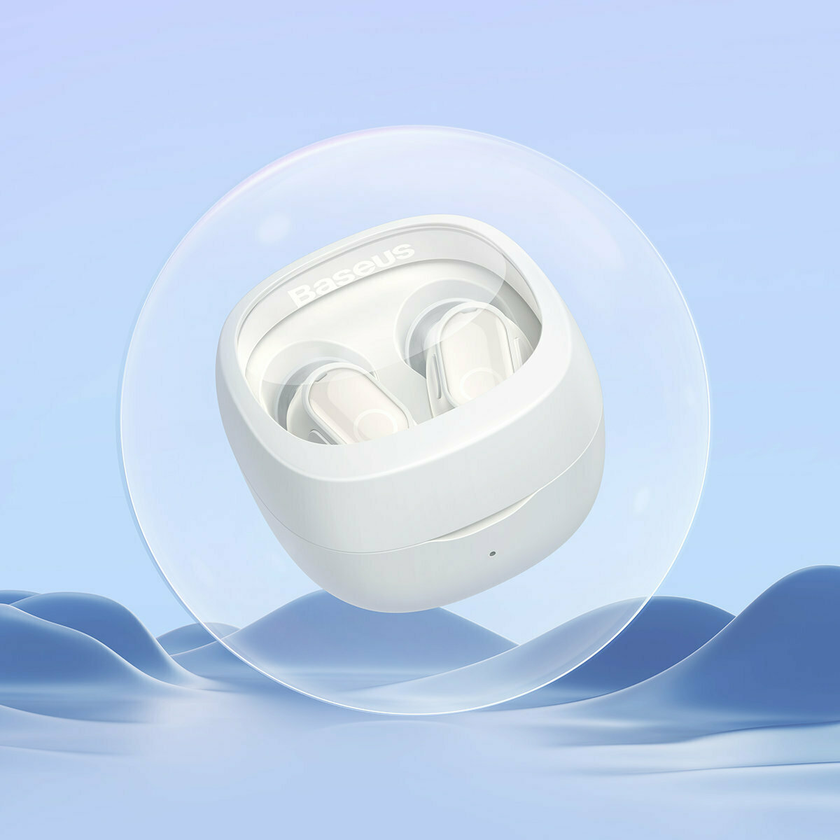 Baseus Bowie WM02 In-ear Bluetooth Handsfree Ακουστικά με Θήκη Φόρτισης Λευκά - Image 9