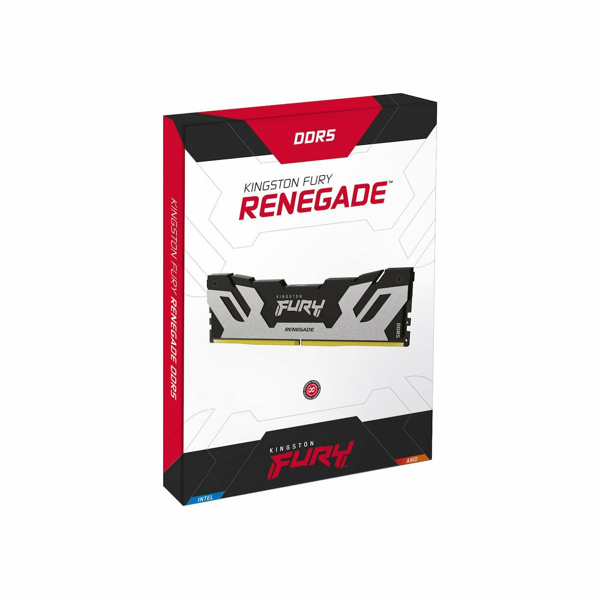 Kingston Fury Renegade Silver DDR5 32GB RAM με 2x16GB Modules και Ταχύτητα 6400 για Desktop KF564C32RSK2/32 - Image 3