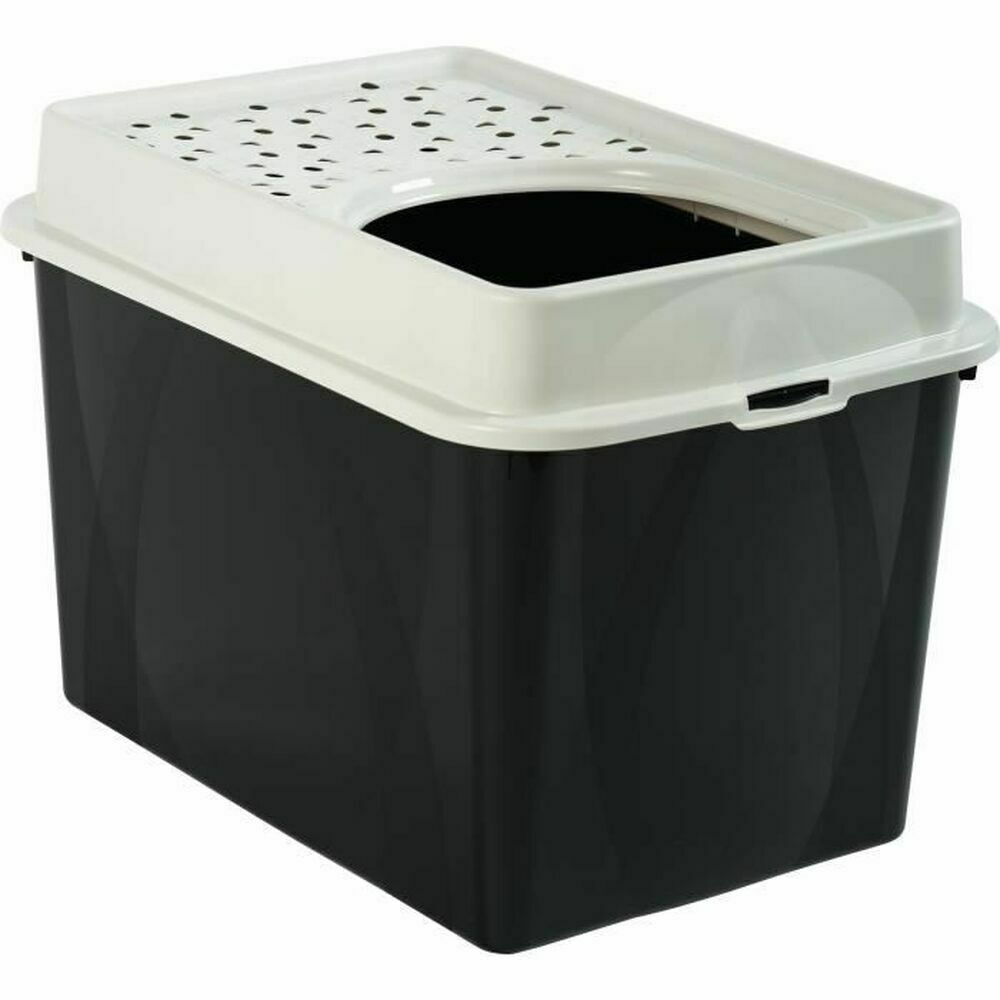 Rotho My Pet Berty Τουαλέτα Γάτας Κλειστή Μαύρη Μ57.2 x Π39.3 x Υ40.4cm