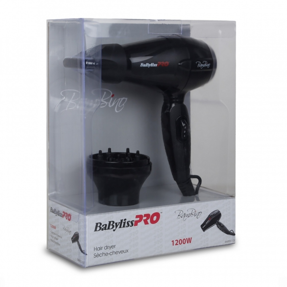 Babyliss Pro Bambino Πιστολάκι Μαλλιών Ταξιδίου με Φυσούνα 1200W BAB5510E - Image 4