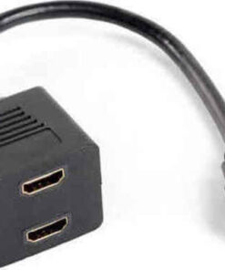 Lanberg HDMI male σε HDMI female 1τμχ (AD-0019-BK)