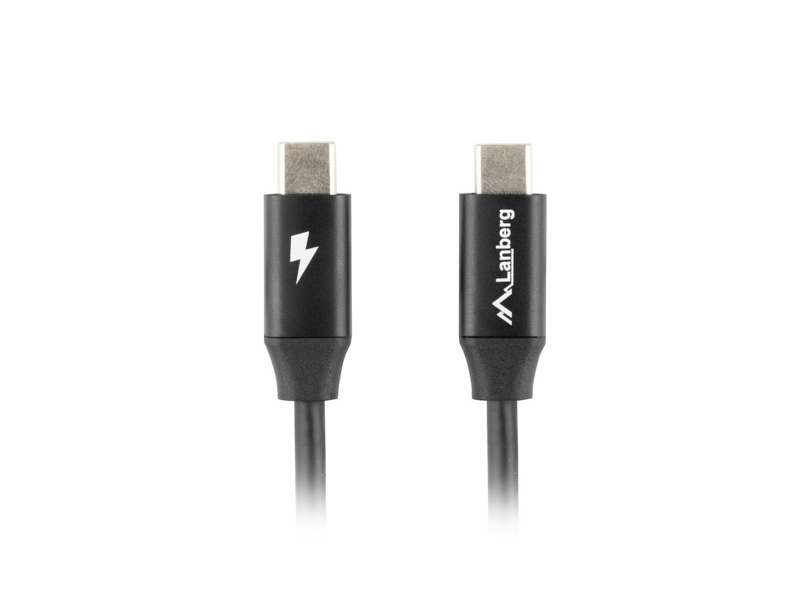 Lanberg USB 2.0 Cable USB-C male - USB-C 60W Μαύρο 1.8m (CA-CMCM-40CU-0018-BK) - Image 2