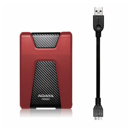 Adata HD650 USB 3.0 Εξωτερικός HDD 2TB 2.5" Κόκκινο - Image 4