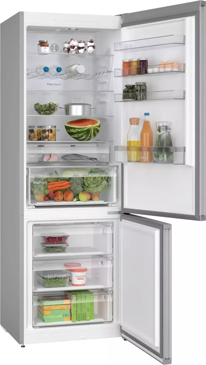 Bosch Ψυγειοκαταψύκτης 440lt Total NoFrost Inox KGN497LDF - Image 2