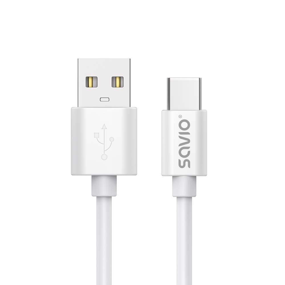 Savio USB 2.0 USB-C male - USB-A 2m (CL-168)