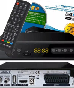 Alternative view of Esperanza EV106R Ψηφιακός Δέκτης Mpeg-4 Full HD (1080p) Σύνδεσεις HDMI / USB