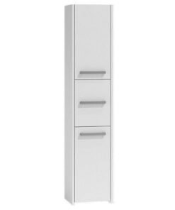 Topeshop S43 Στήλη Μπάνιου Δαπέδου Μ40xΒ30xΥ170cm Λευκή