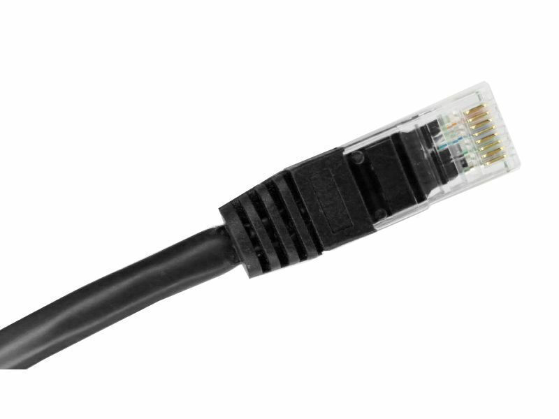 A-LAN U/UTP Cat.6 Καλώδιο Δικτύου Ethernet 0.5m Μαύρο (KKU6CZA0.5) - Image 2