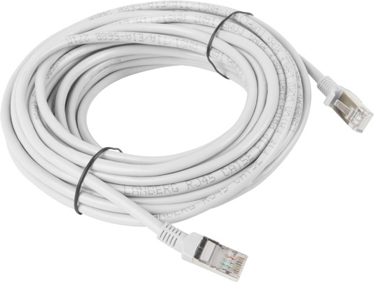 Lanberg U/UTP Cat.5e Καλώδιο Δικτύου Ethernet 10m Γκρι (PCU5-10CC-1000-S) - Image 2