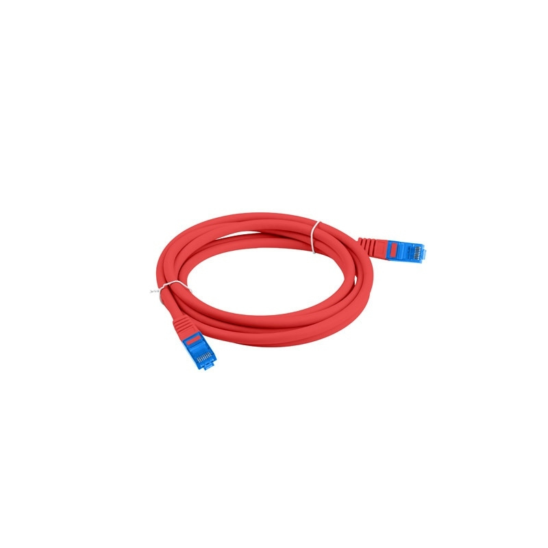 Lanberg S/FTP Cat.6a Καλώδιο Δικτύου Ethernet 0.5m Κόκκινο (PCF6A-10CC-0050-R) - Image 2
