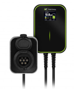 Green Cell EV15RFID Επιτοίχιος Τριφασικός Σταθμός Φόρτισης 22kW με Ενσωματωμένο Καλώδιο Type 2