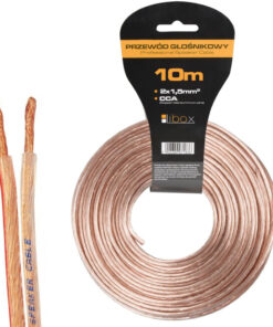 Libox Libox Καλώδιο Ηχείου Ατερμάτιστο 10m (LB0008-10) 1τμχ