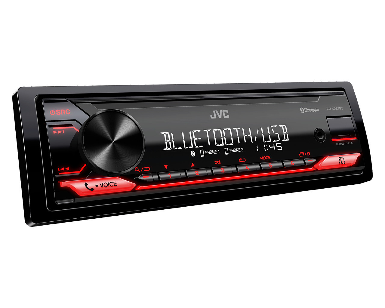 JVC Ηχοσύστημα Αυτοκινήτου 1DIN (Bluetooth/USB) KD-X282BT - Image 2