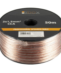 Libox Libox Καλώδιο Ηχείου Ατερμάτιστο 50m (LB0008-50) 1τμχ