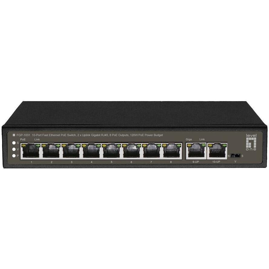 Level One FGP-1031 Unmanaged L2 PoE+