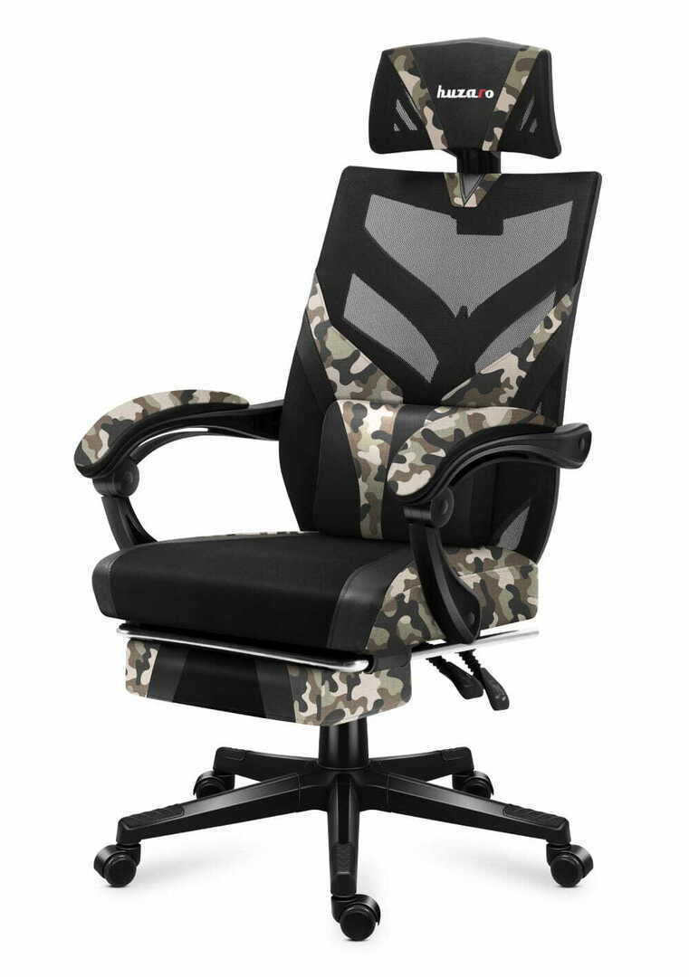 Huzaro Combat 5.0 Καρέκλα Gaming Δερματίνης με Υποπόδιο Camo - Image 3