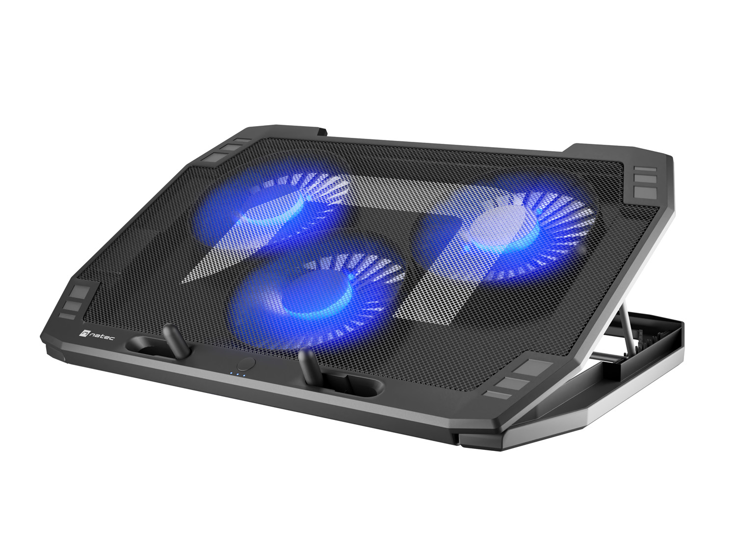 Natec Oriole Cooling Pad με 3 Ανεμιστήρες και Φωτισμό