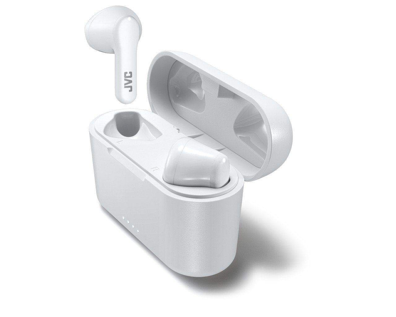 JVC HA-A3T Earbud Bluetooth Handsfree Ακουστικά με Αντοχή στον Ιδρώτα και Θήκη Φόρτισης Λευκά - Image 6