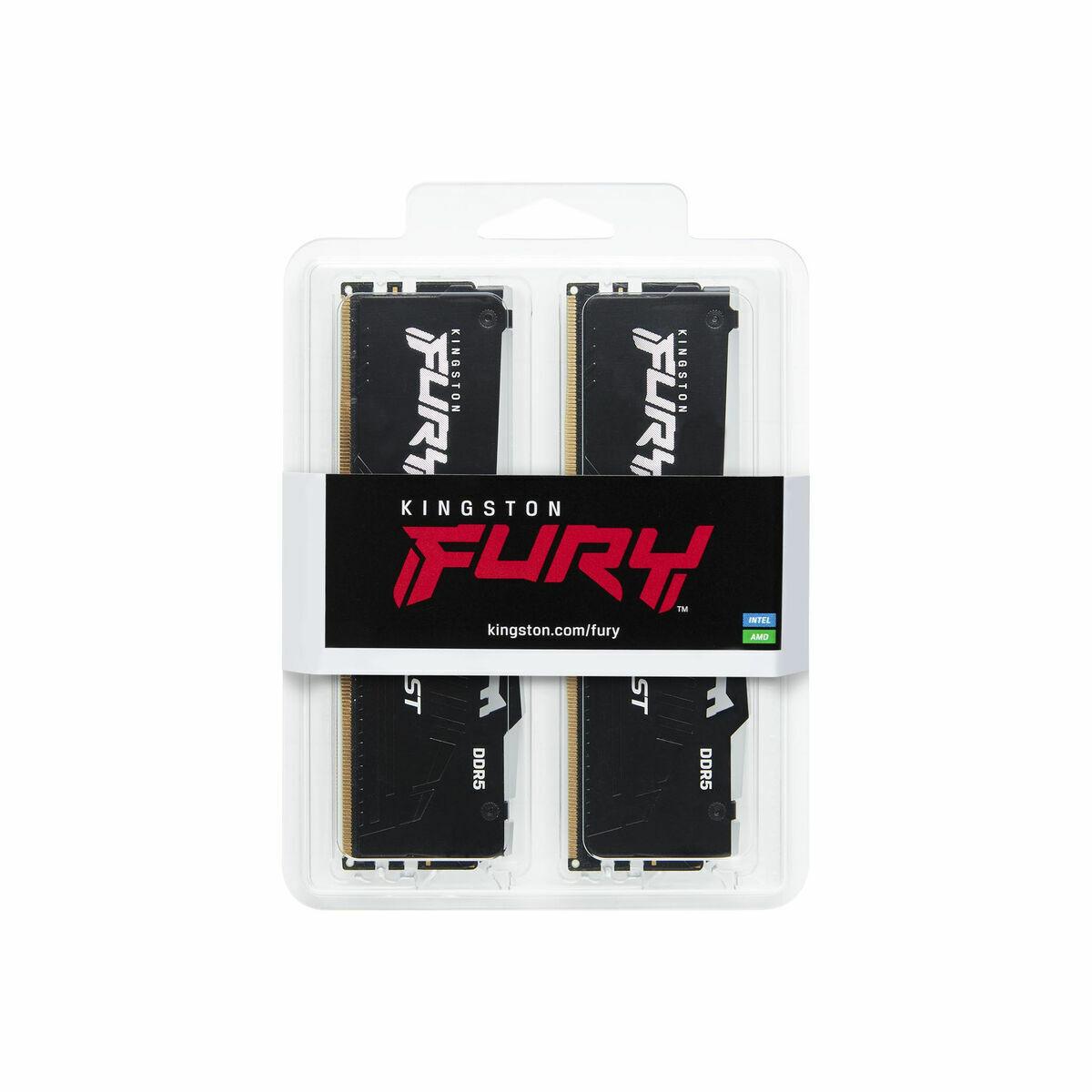 Kingston Fury Beast RGB DDR5 64GB RAM με 2x32GB Modules και Ταχύτητα 5600 για Desktop KF556C40BBAK2-64 - Image 3