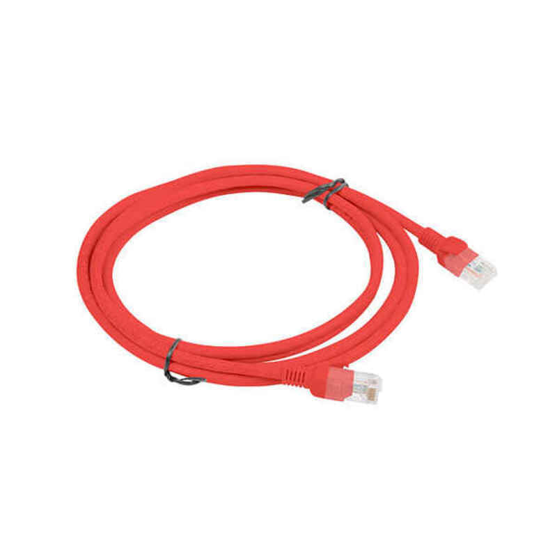 Lanberg U/UTP Cat.6 Καλώδιο Δικτύου Ethernet 2m Κόκκινο 1τμχ (PCU6-10CC-0200-R) - Image 2