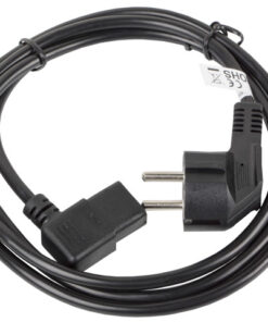 Alternative view of Lanberg IEC C13 - Schuko Cable 2m Μαύρο (CA-C13C-12CC-0018-BK)