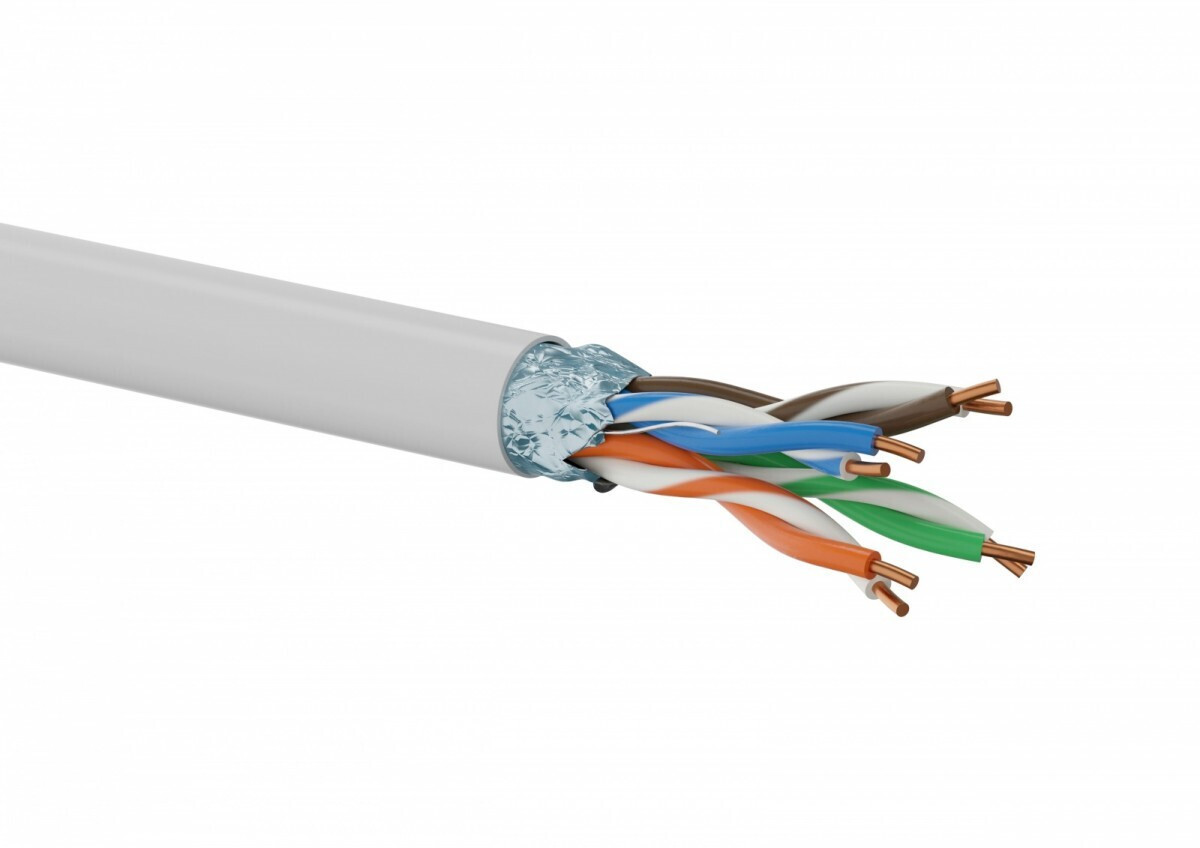 A-LAN F/UTP Cat.5e Καλώδιο Δικτύου Ethernet χωρίς ακροδέκτες 305m Γκρι - Image 2