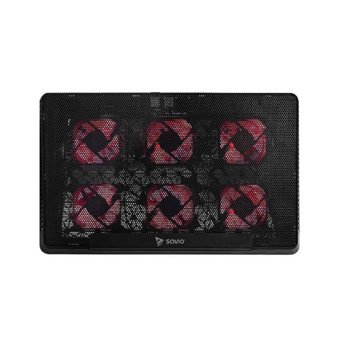 Savio COS-01 Cooling Pad με 6 Ανεμιστήρες και Φωτισμό - Image 2