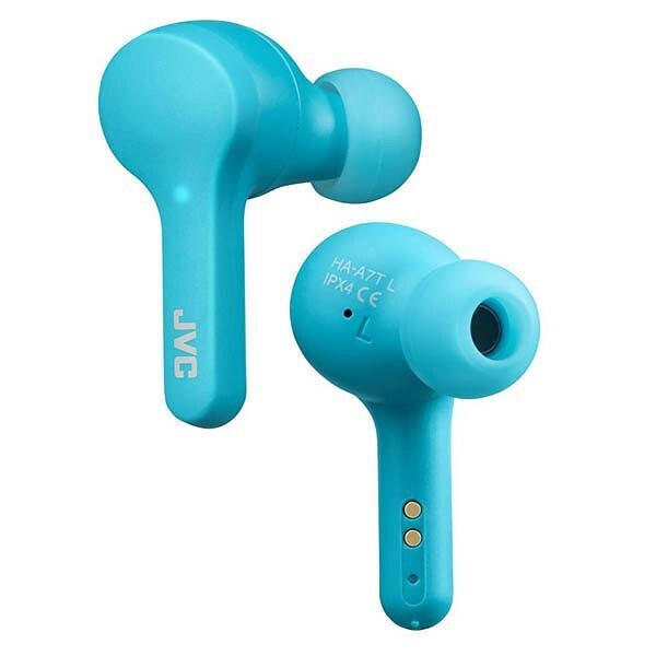 JVC HA-A7T In-ear Bluetooth Handsfree Ακουστικά με Αντοχή στον Ιδρώτα και Θήκη Φόρτισης Μπλε - Image 4