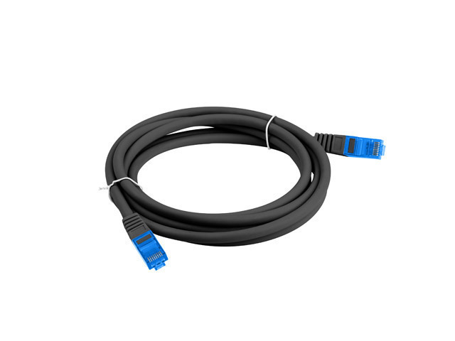 Lanberg S/FTP Cat.6a Cable 5m Μαύρο (PCF6A-10CC-0500-BK) - Image 2
