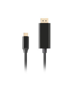 Alternative view of Lanberg USB 3.2 Cable USB-C male - DisplayPort Μαύρο 1m (CA-CMDP-10CU-0010-BK)