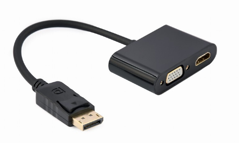 Cablexpert DisplayPort male σε HDMI / VGA female 1τμχ (A-DPM-HDMIFVGAF-01) - Image 2