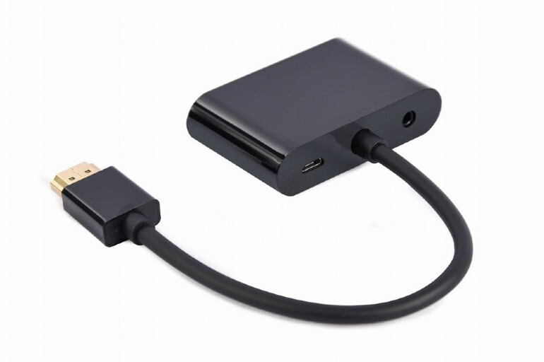 Cablexpert HDMI male σε HDMI / VGA female 1τμχ (A-HDMIM-HDMIFVGAF-01) - Image 3
