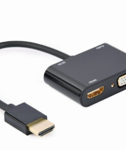 Alternative view of Cablexpert HDMI male σε HDMI / VGA female 1τμχ (A-HDMIM-HDMIFVGAF-01)