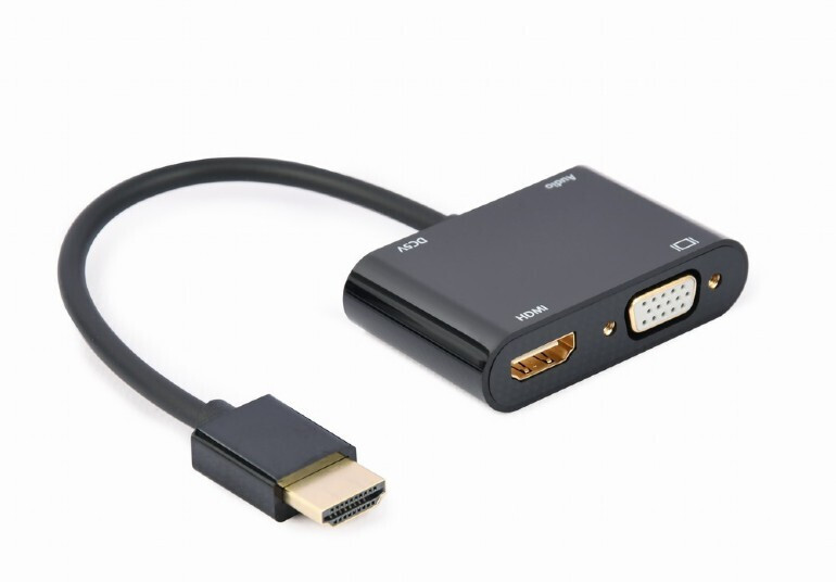 Cablexpert HDMI male σε HDMI / VGA female 1τμχ (A-HDMIM-HDMIFVGAF-01) - Image 2