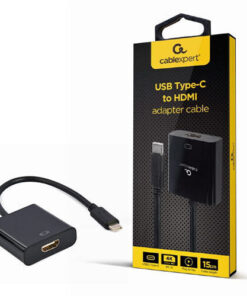 Cablexpert USB-C male σε HDMI female 1τμχ (A-CM-HDMIF-04)