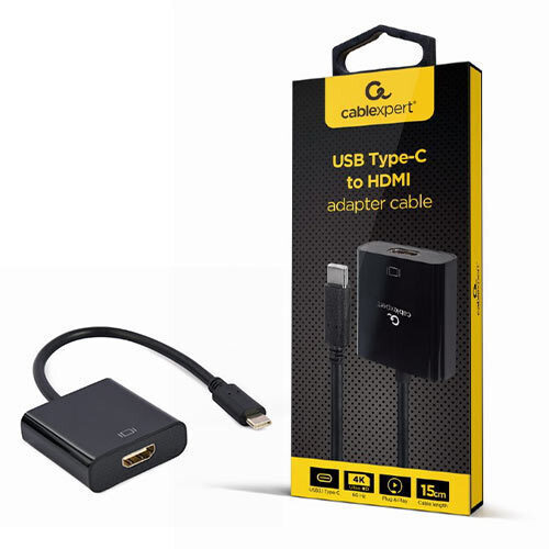 Cablexpert USB-C male σε HDMI female 1τμχ (A-CM-HDMIF-04)